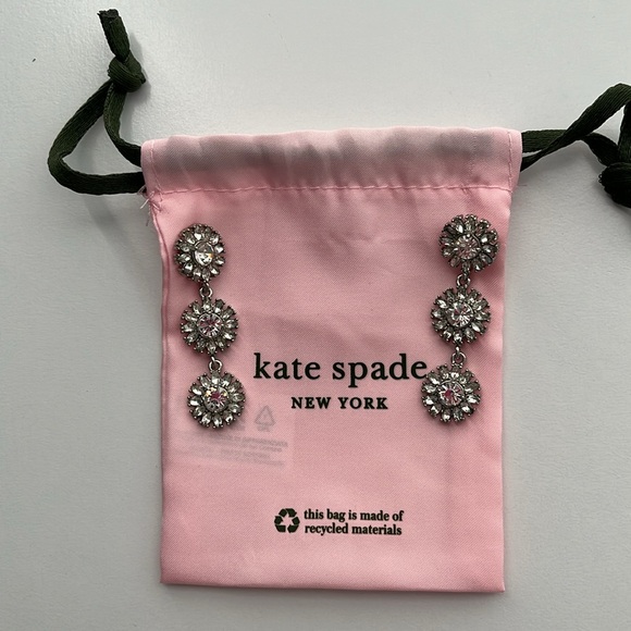 kate spade Jewelry - Kate Spade Estate Garden Exquisite Linear Earrings